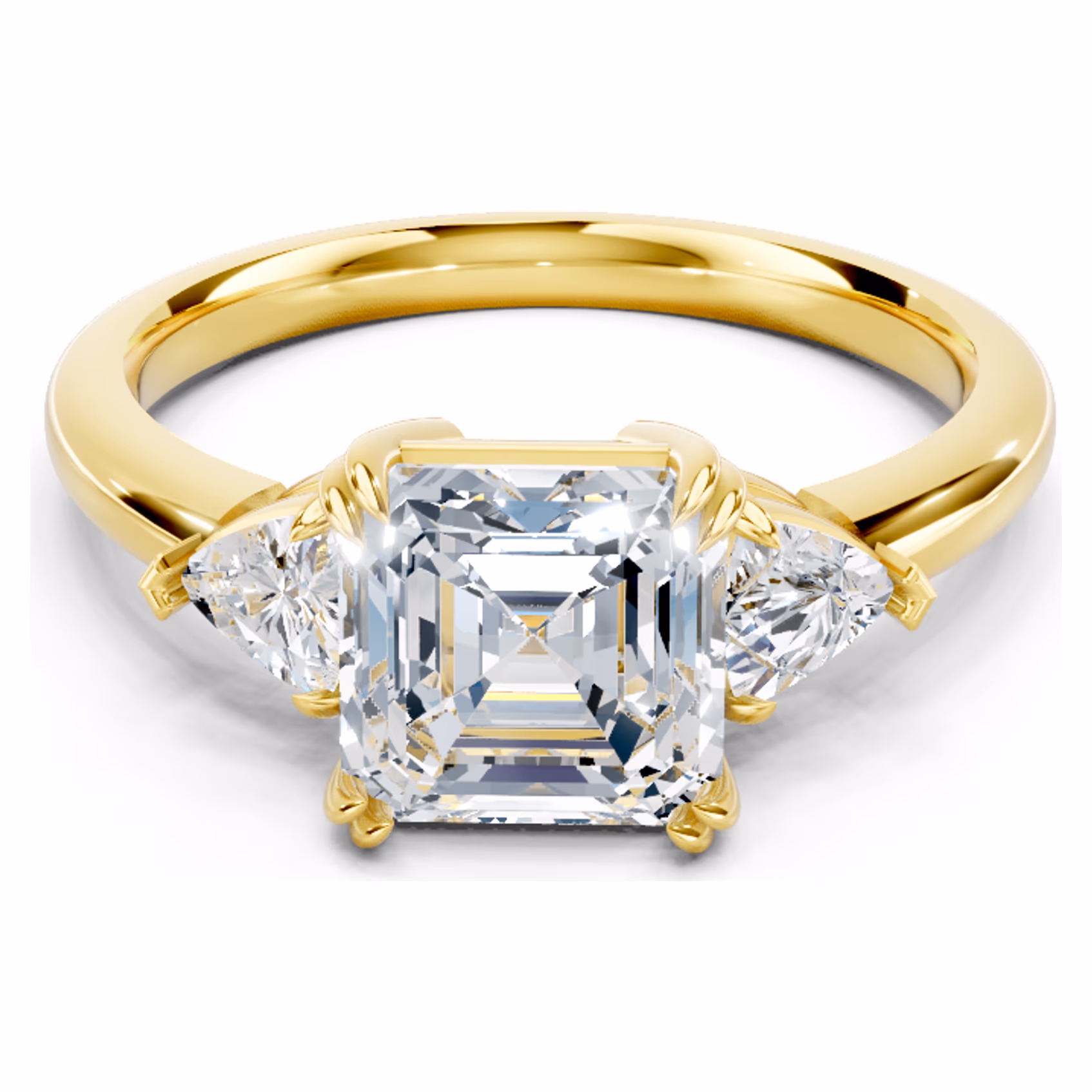 Trinity Solstice Tříkamenný Asscher