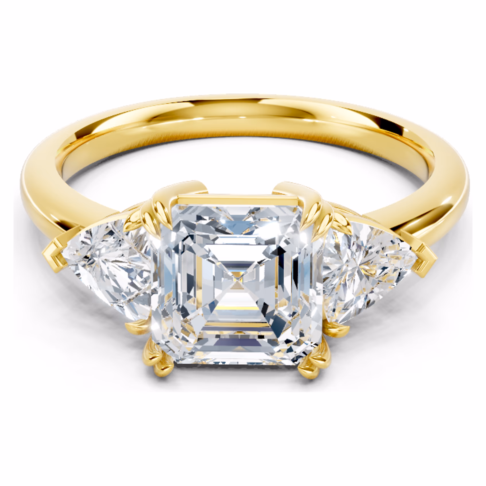 Lumière Trinity Three Stone Asscher