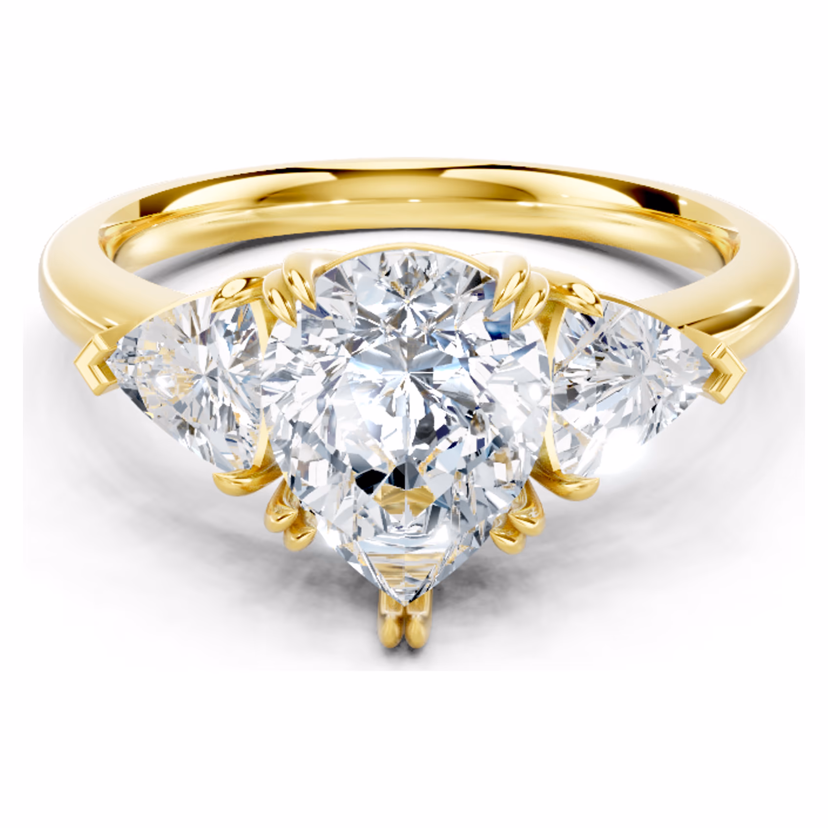 Lumière Trinity Three Stone Pear