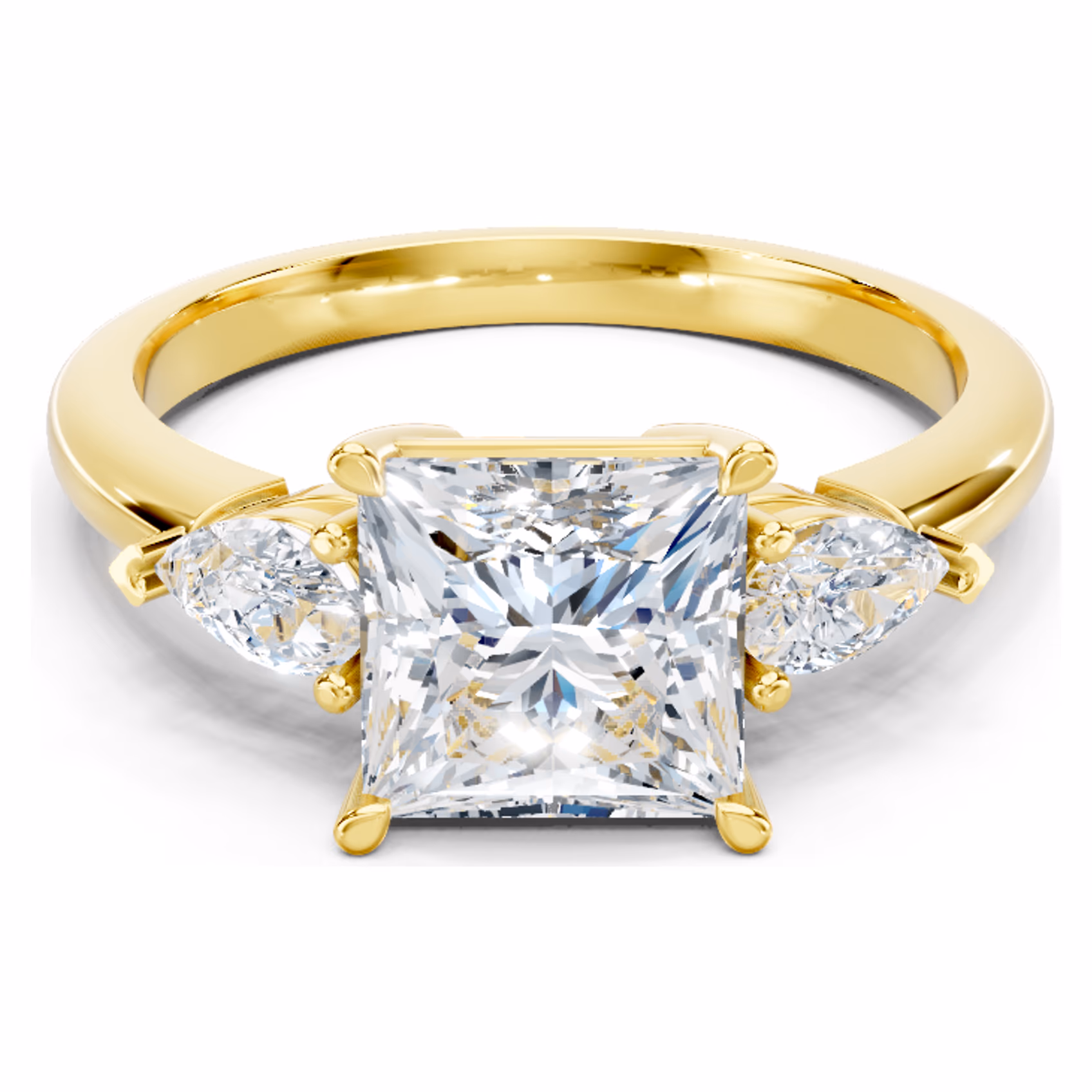 Trinity Solstice Three Stone Princess
