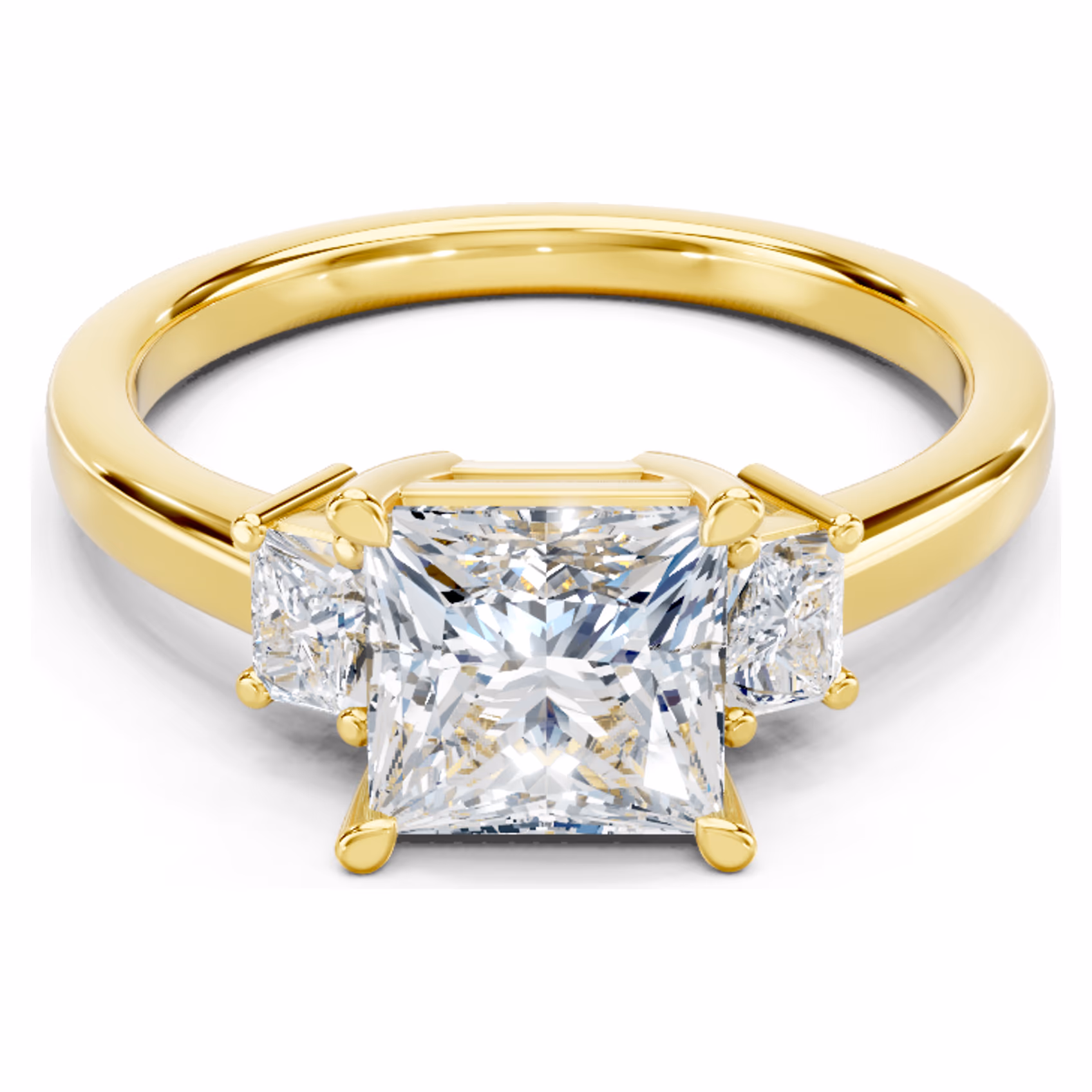 Trinity Solstice Three Stone Princess