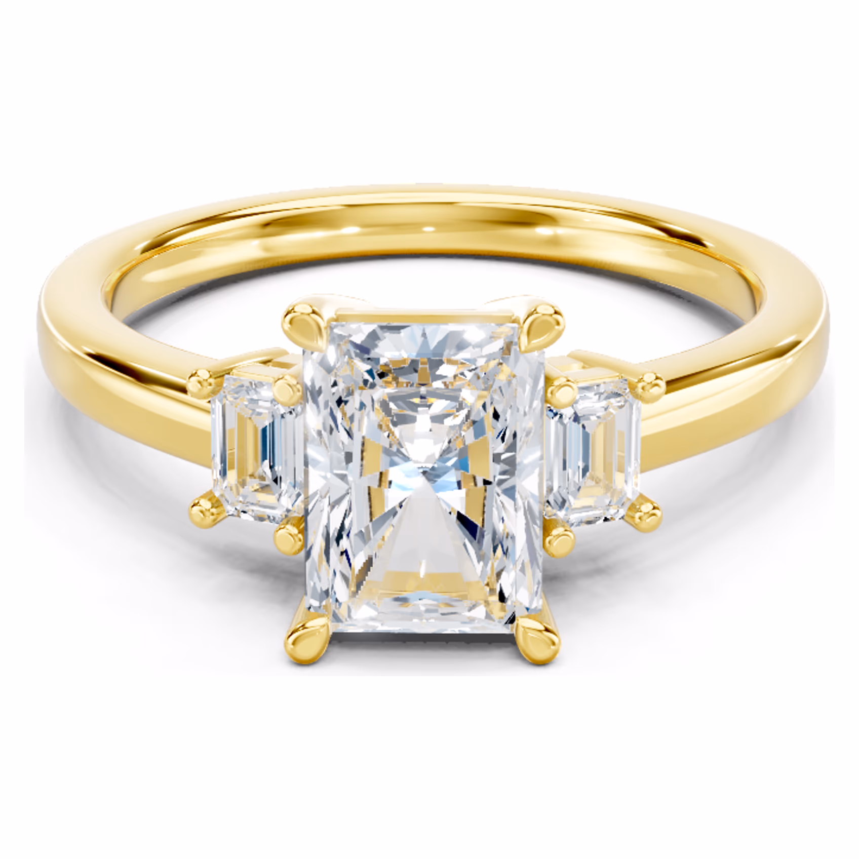 Trinity Solstice Three Stone Radiant