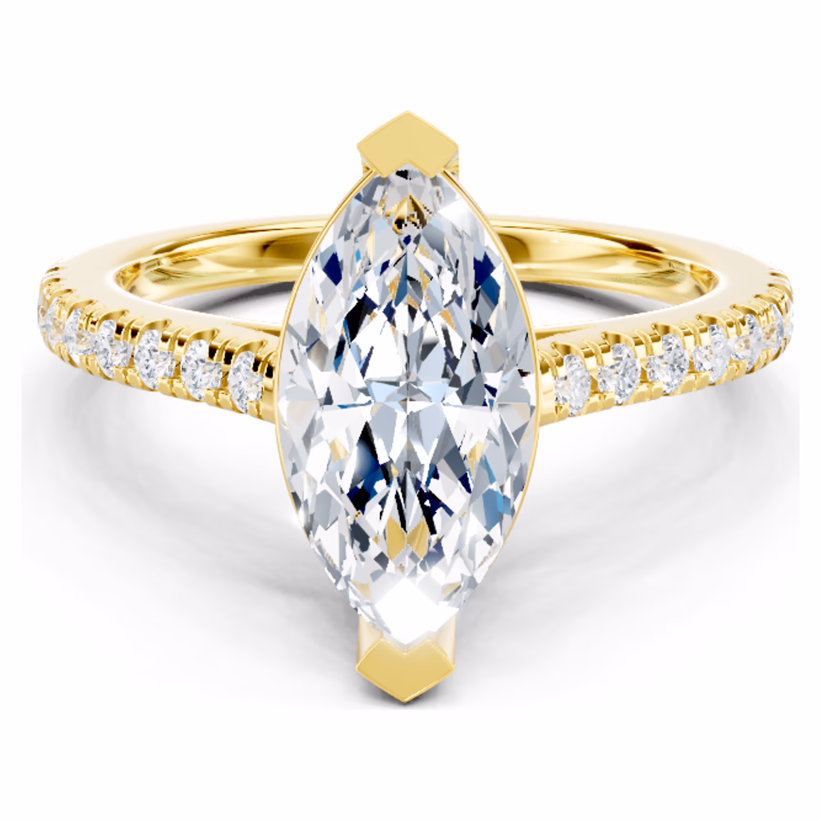 Lumière Pavé Marquise