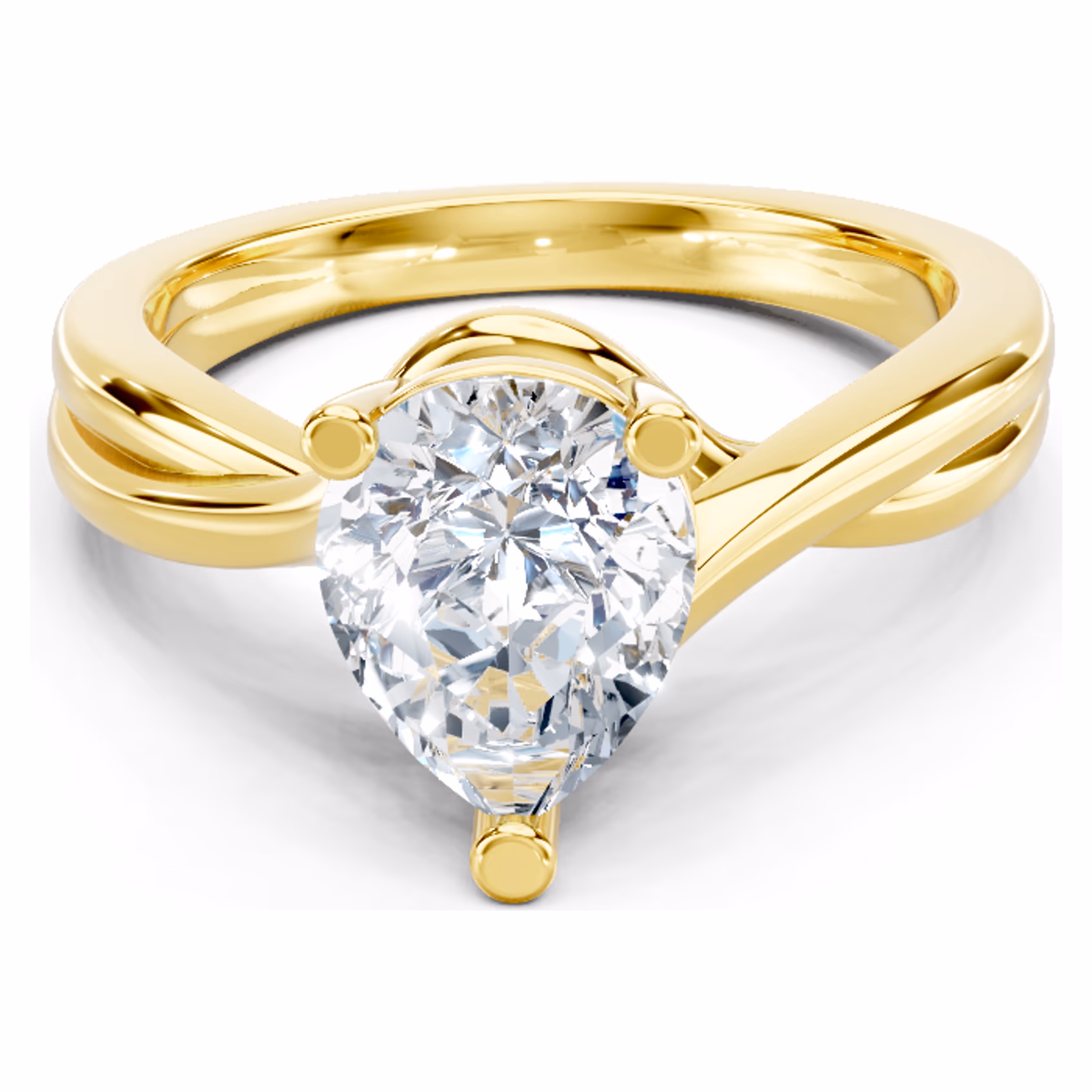 Étoile Solitaire Pear