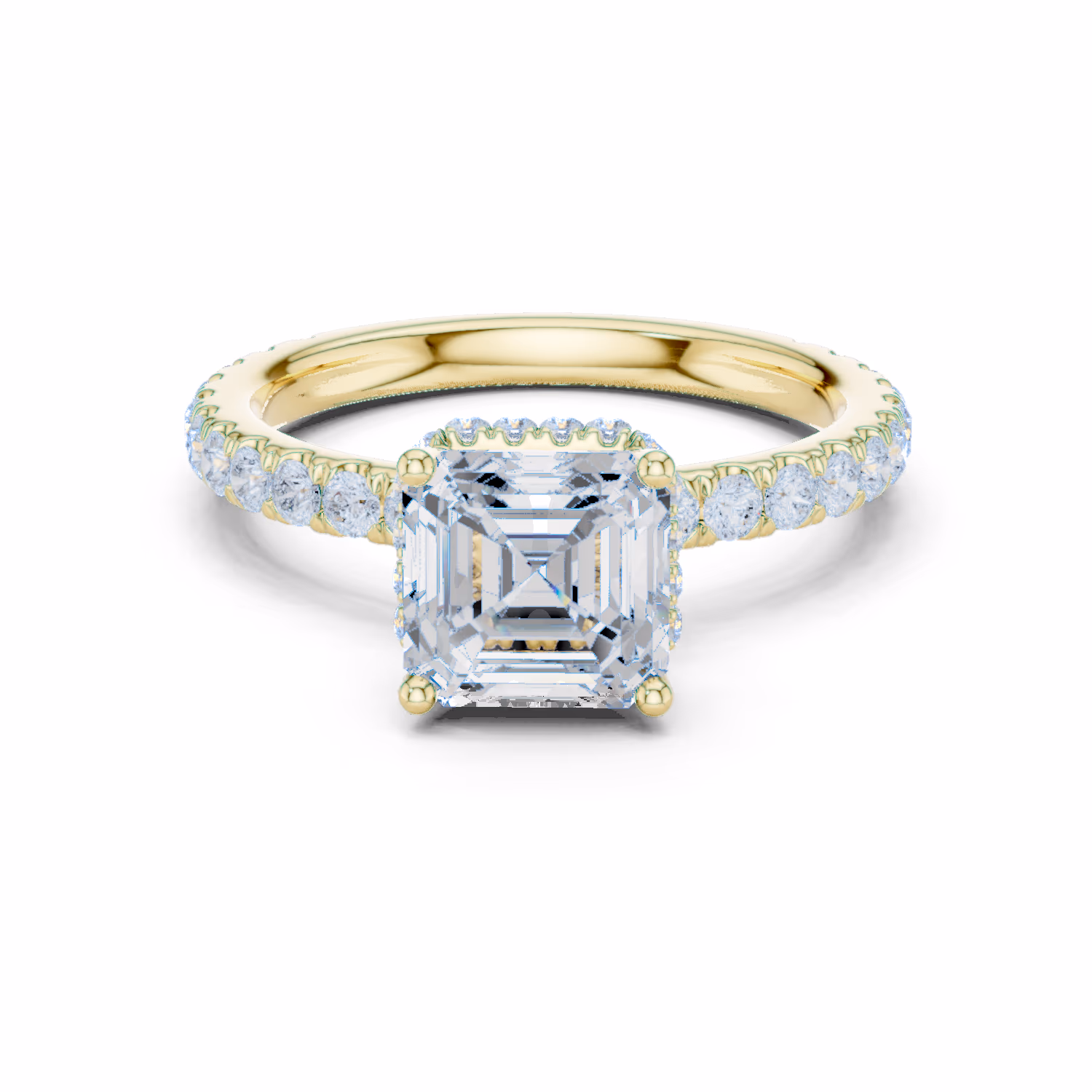 Verona Lumière Skryté halo Asscher
