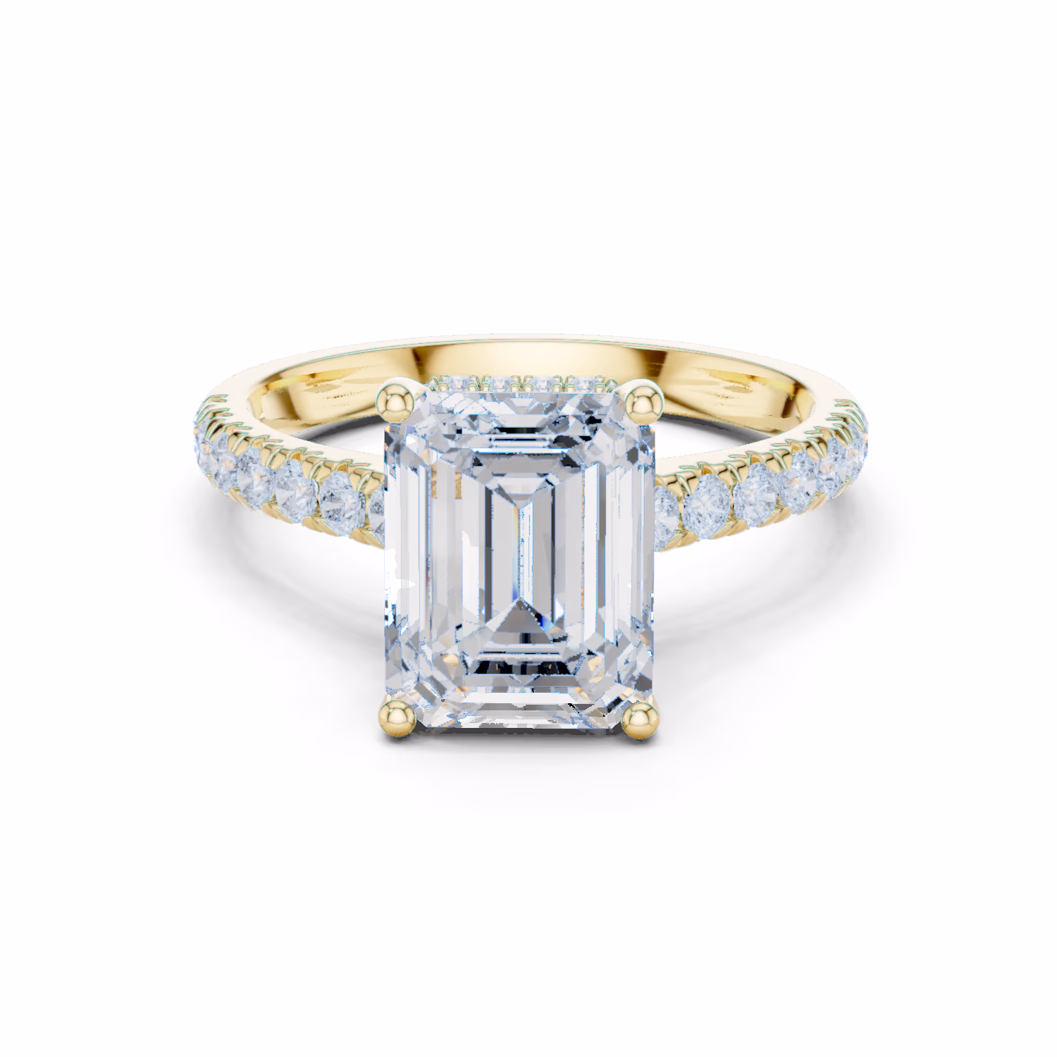 Celeste Skryté halo Emerald