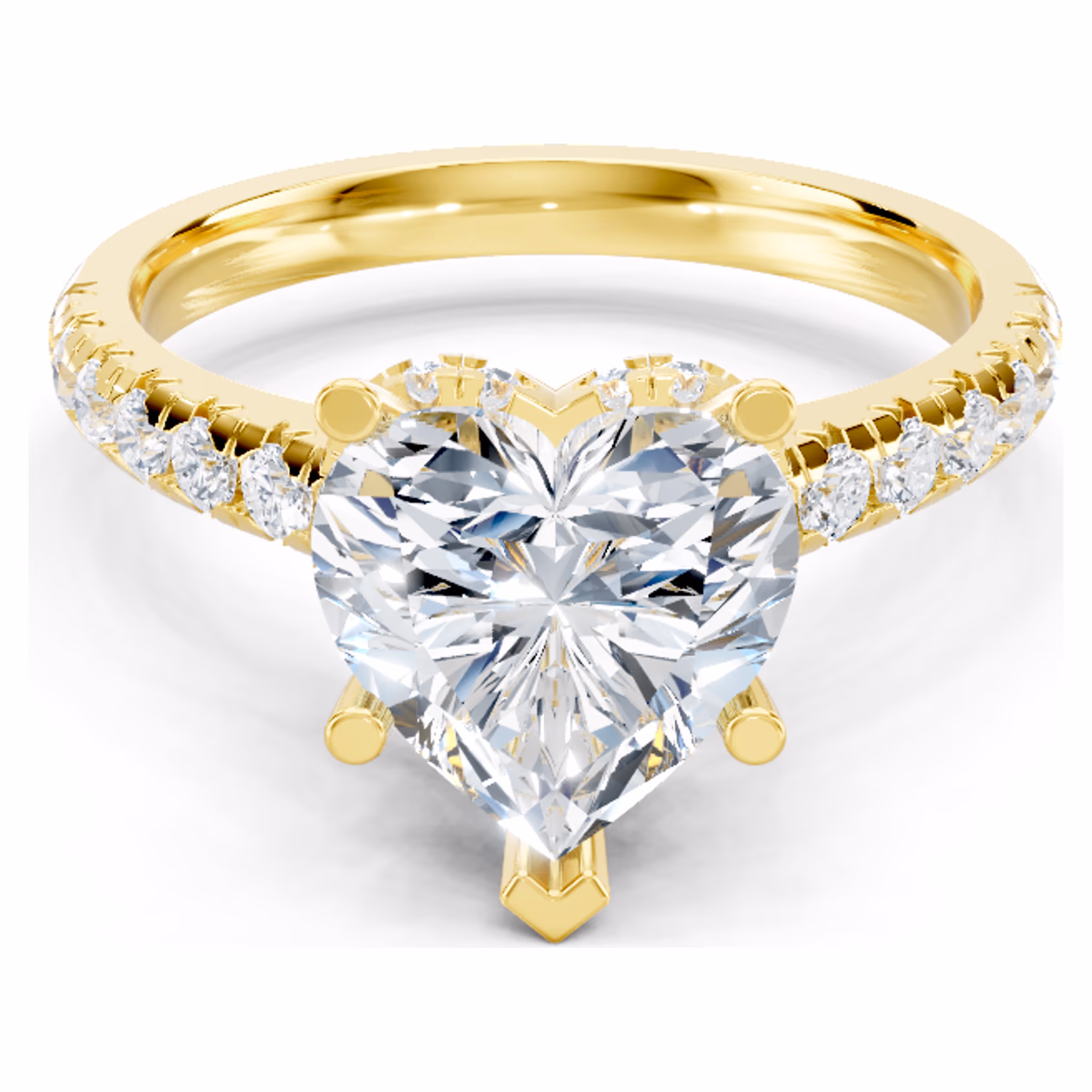 Celeste Pavé Heart