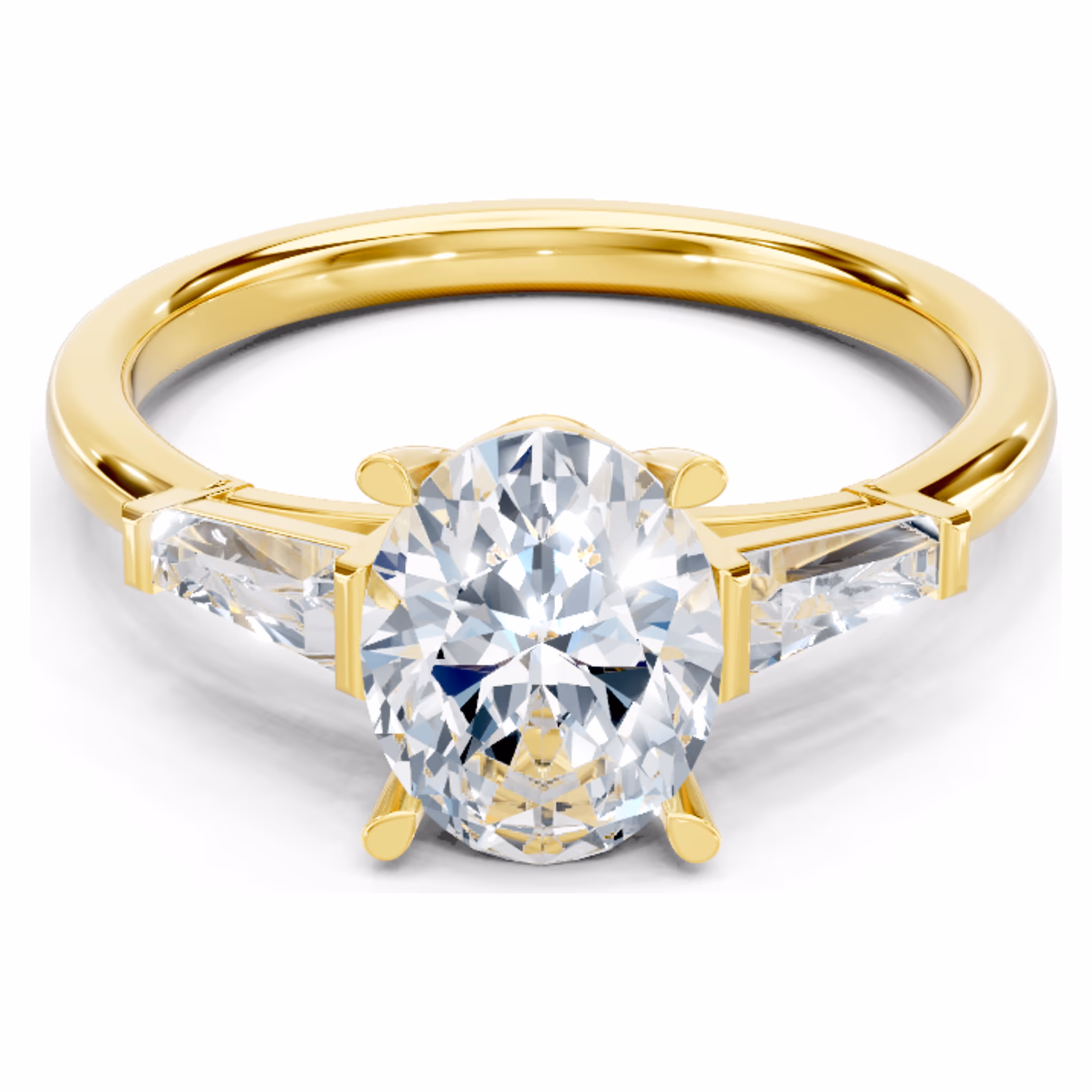 Verona Three Stone Oval