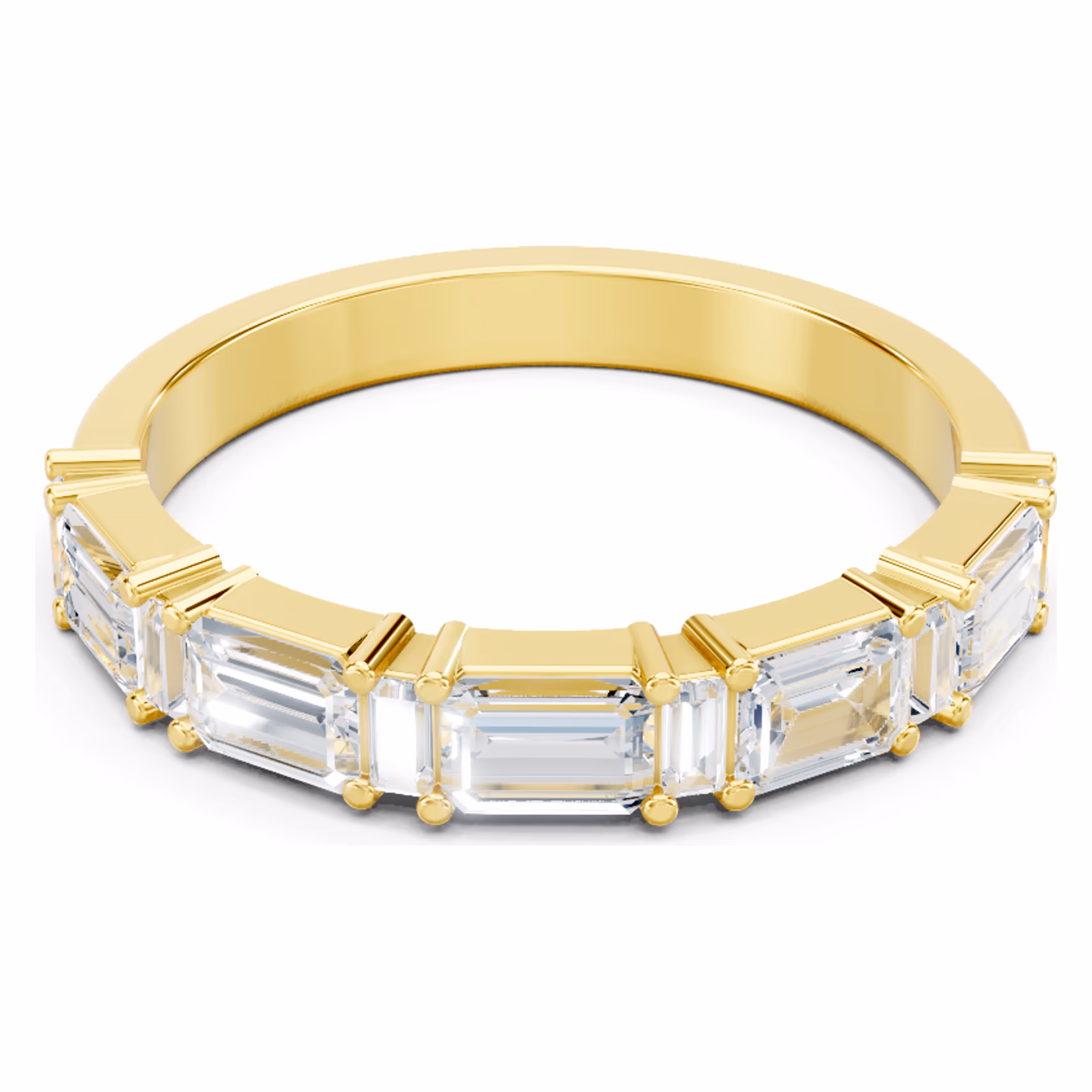 Solenne Emerald & Baguette Half-Eternity 0.85 ct