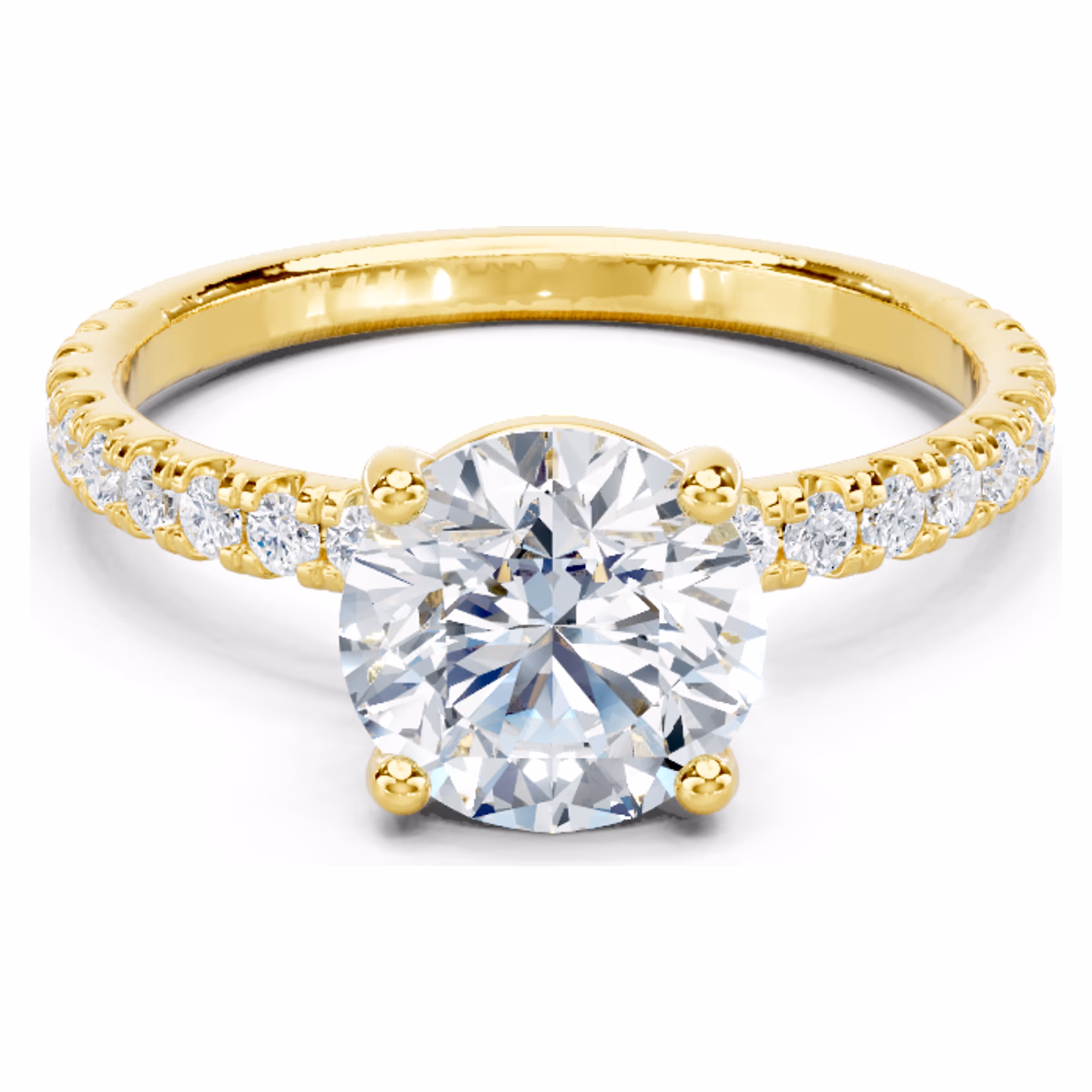 Aurore Pavé Round