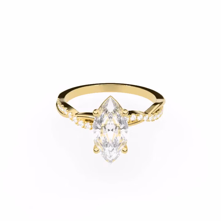 Torsade Pavé Marquise