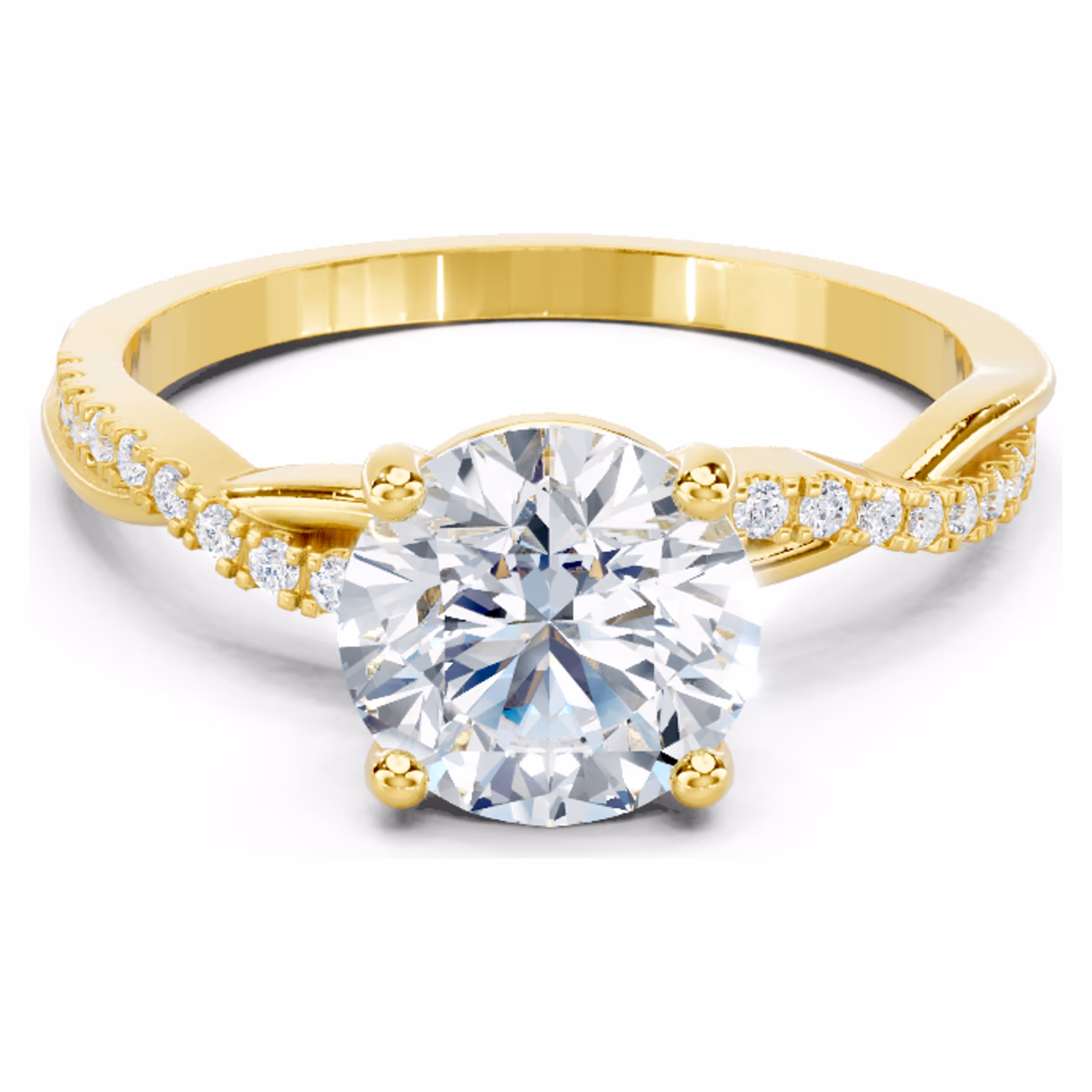 Torsade Pavé Round